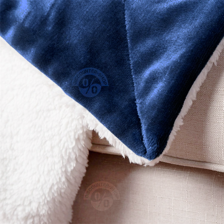 Kuscheldecke – Sherpa Coral Fleecedecke