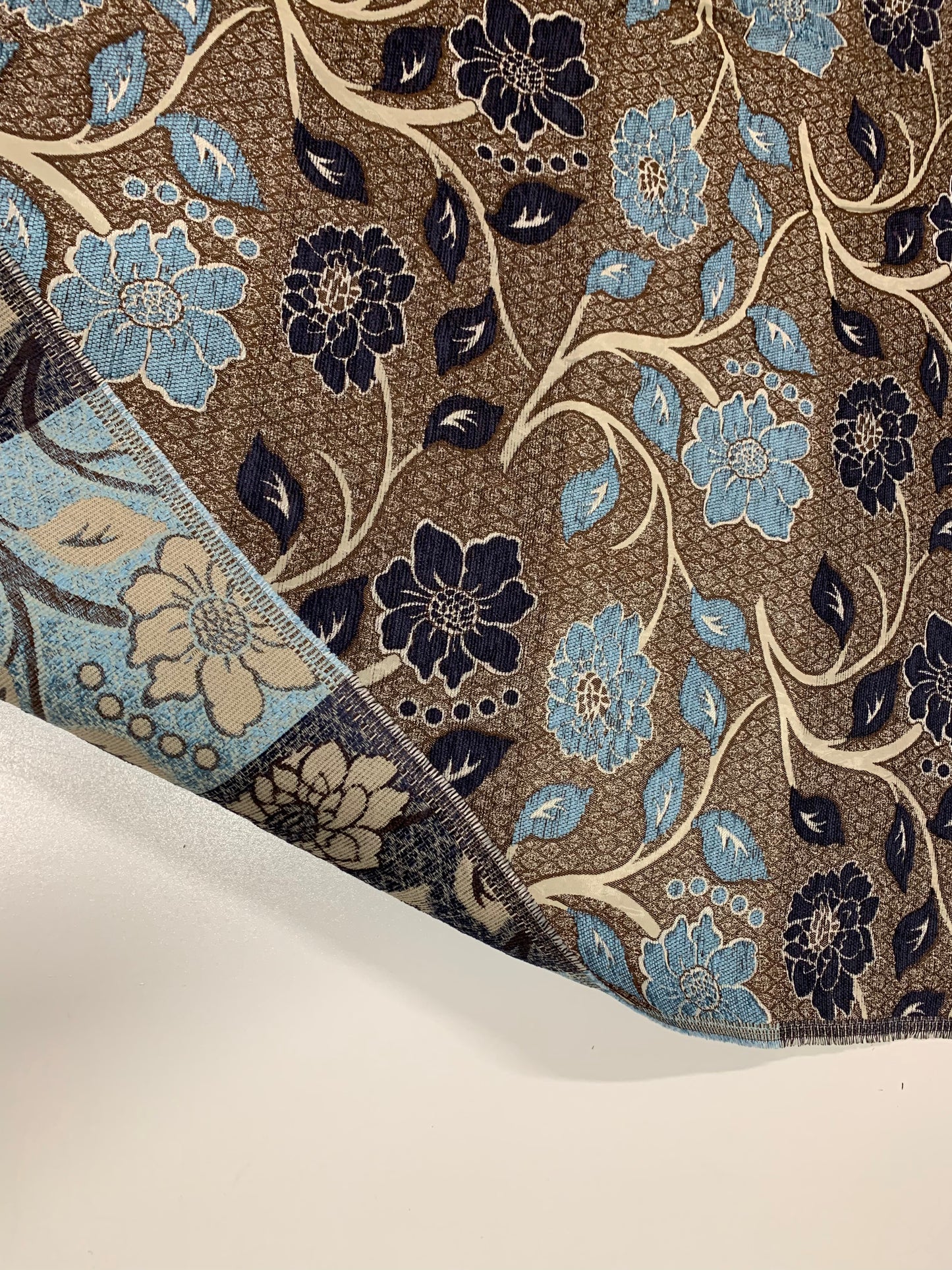 Möbel stoffe Blumen mit Breit Streifen