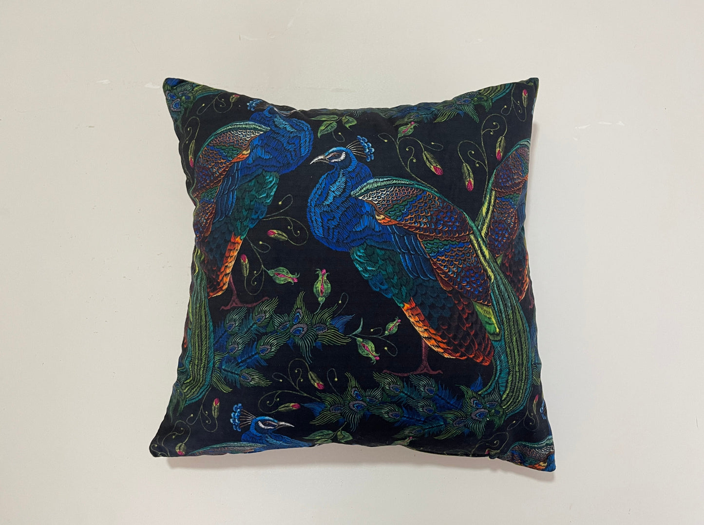 Digital samt Pfau (43x43cm)