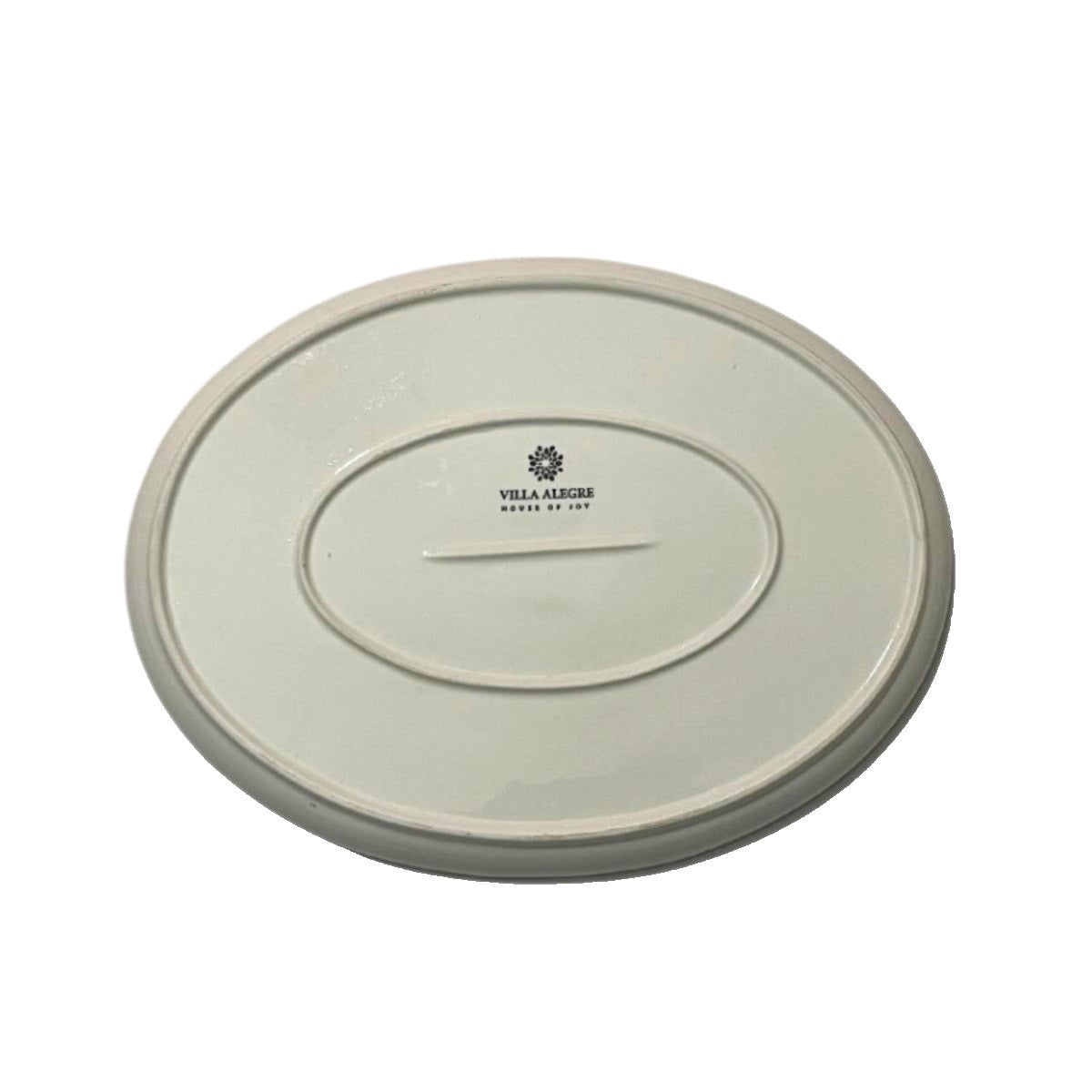 Keramik Essplatte Blumenmuster