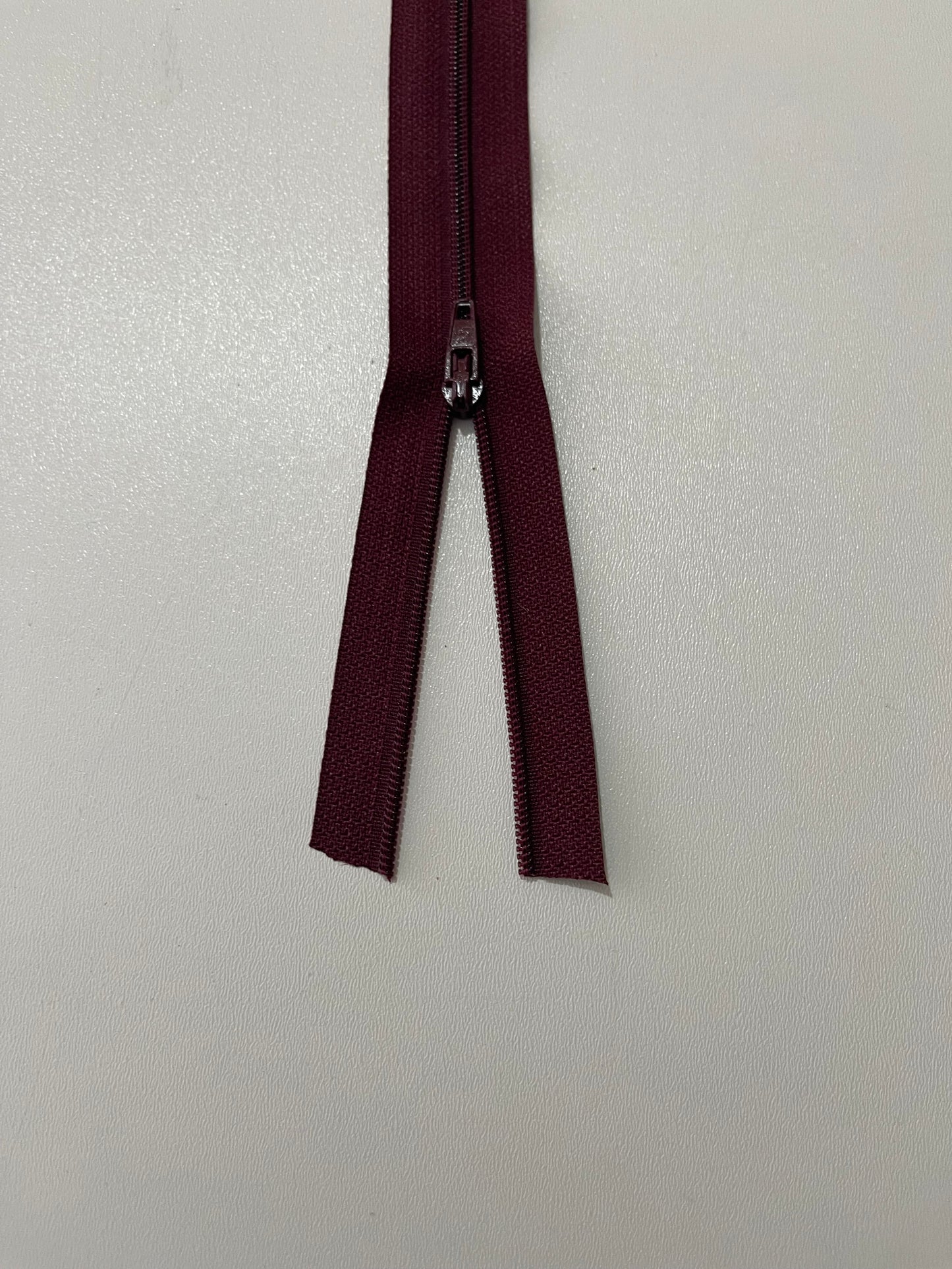 Spiralreißverschluss bordeaux Rot