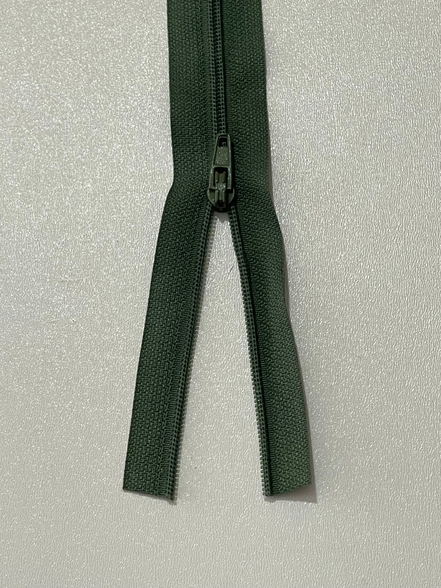 Spiralreißverschluss Dunkelgrün