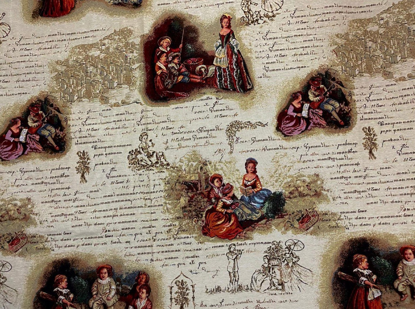 Gobelin Mittelalter Muster