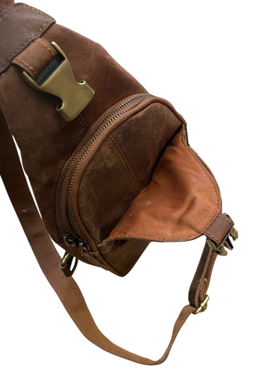 Hochwertige Leder-Umhängetasche