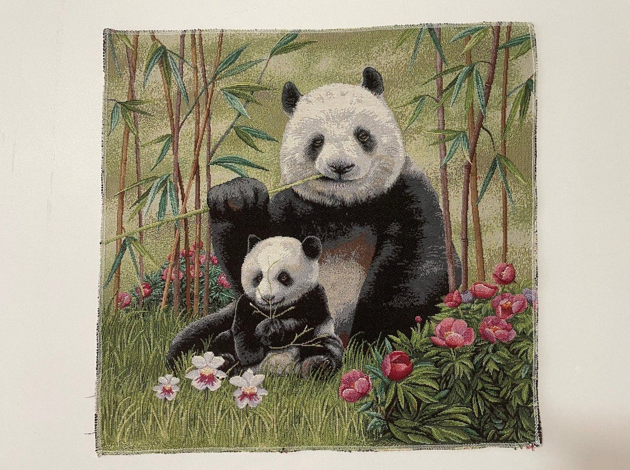 Panda Muster im Bambus Wald