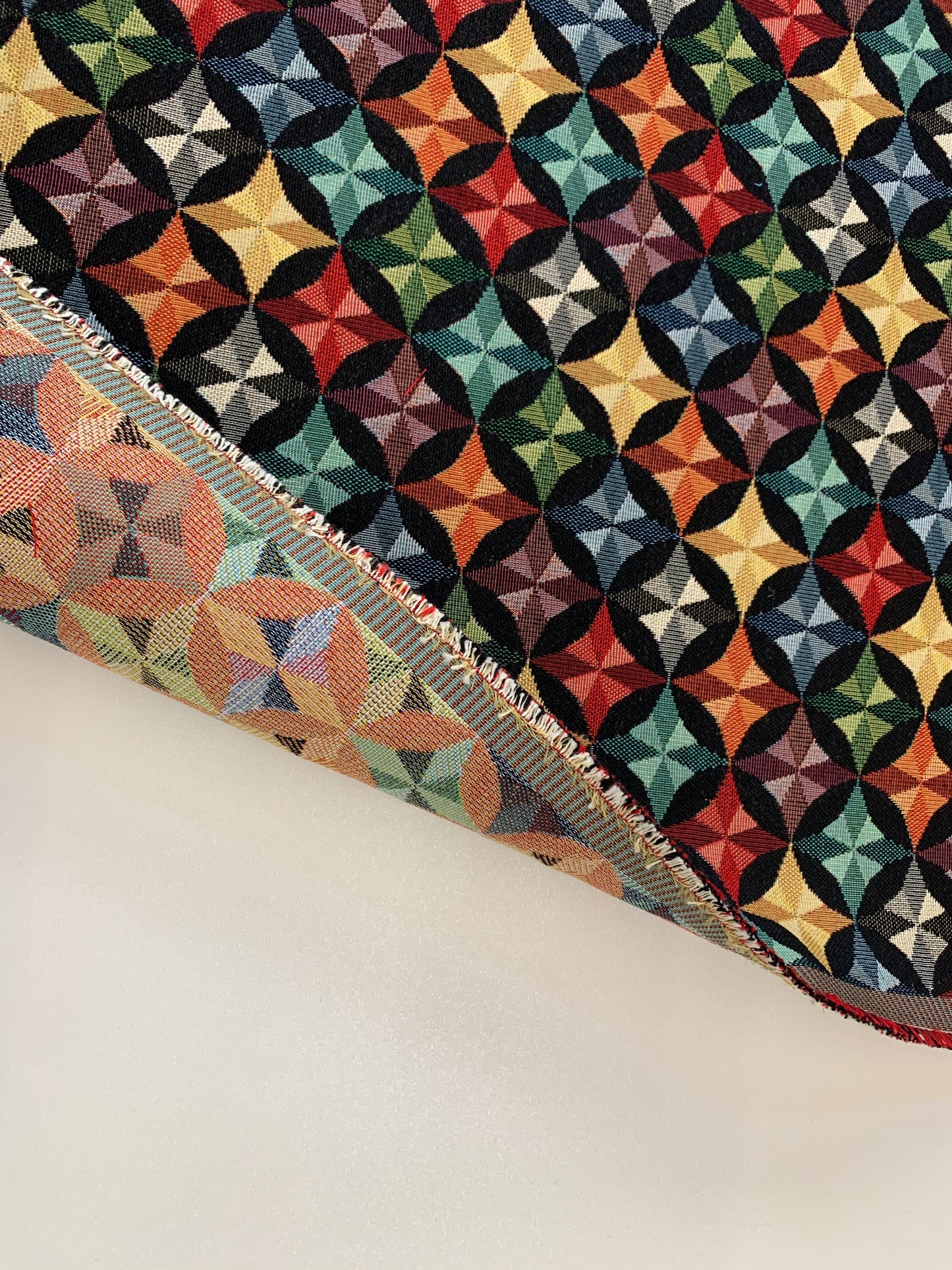 Gobelin Bunte Mandala Sternenmuster