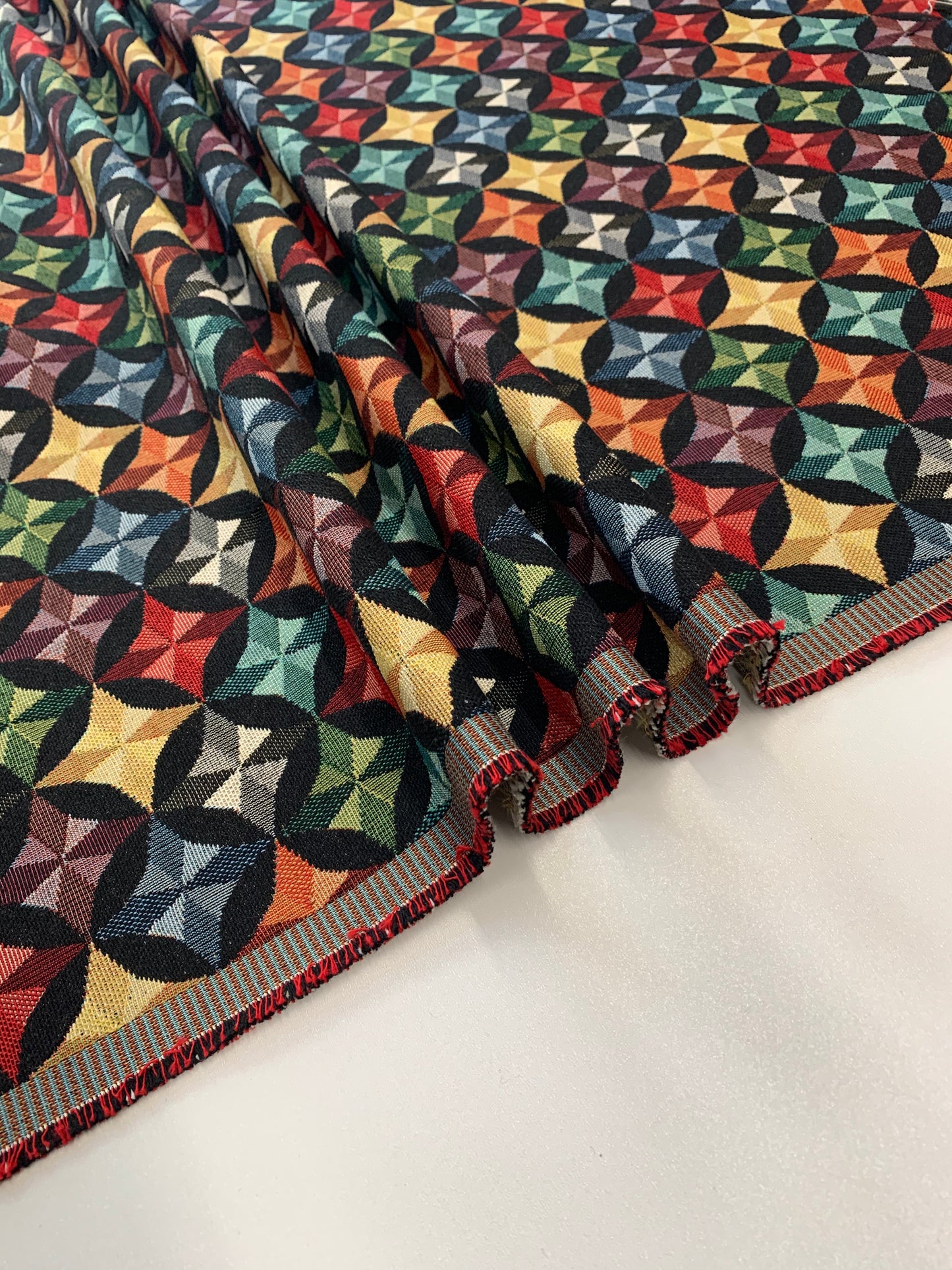 Gobelin Bunte Mandala Sternenmuster