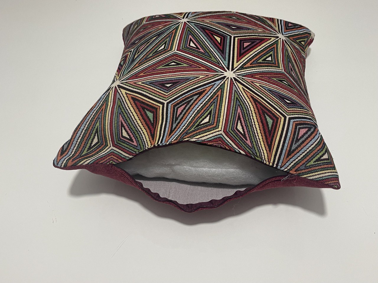 Kissen mit Gobelinbezug