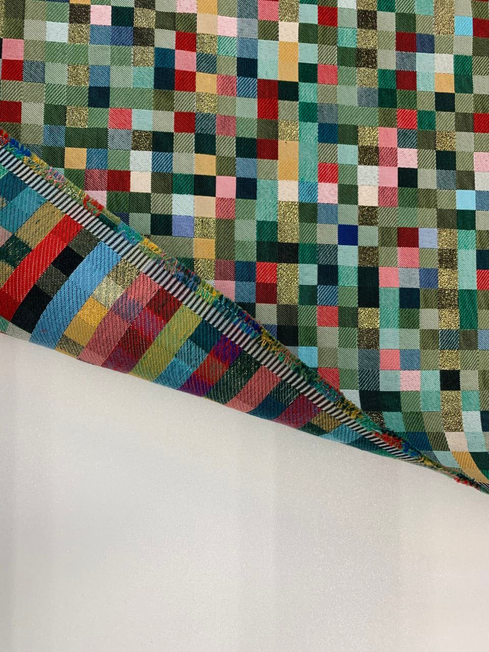 Jacar Stoffe bunte Quadrate
