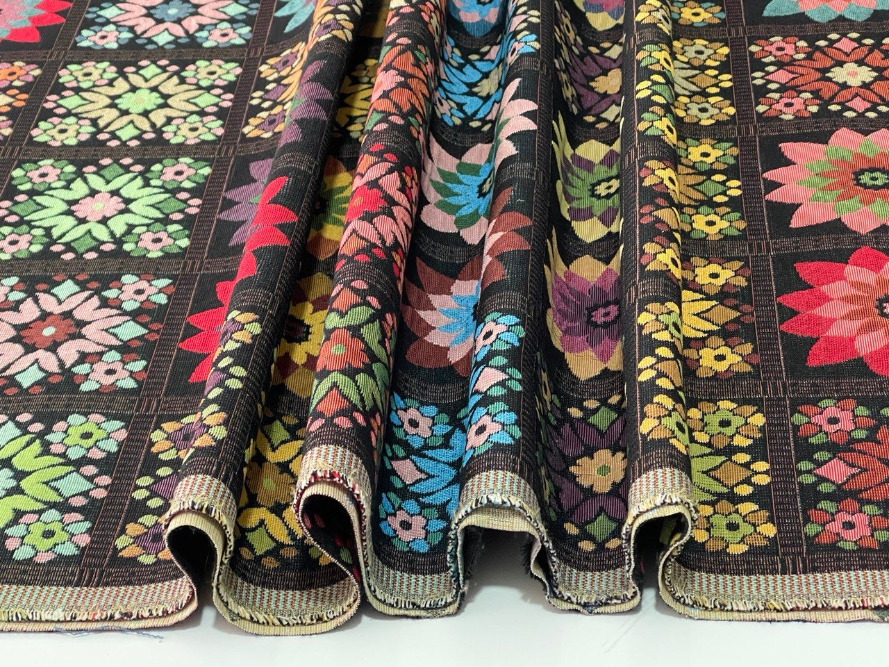 Gobelin Stoffe Farbige Mandala Formen