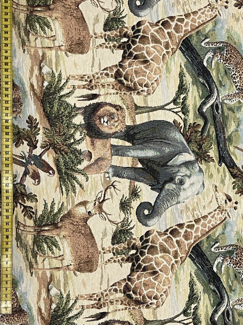 Gobelin Stoffe Safari Afrikanische Wüstensteppe