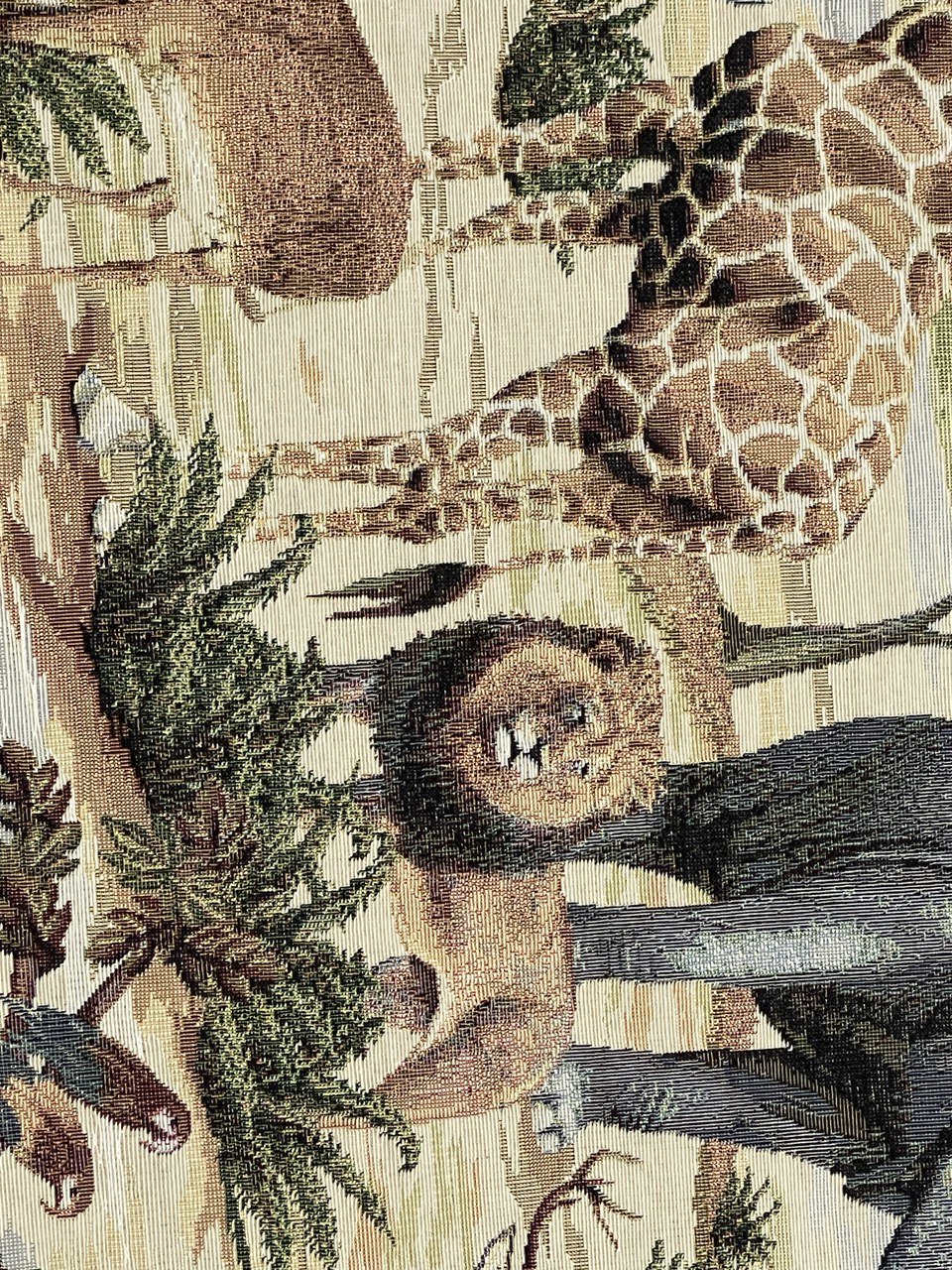 Gobelin Stoffe Safari Afrikanische Wüstensteppe