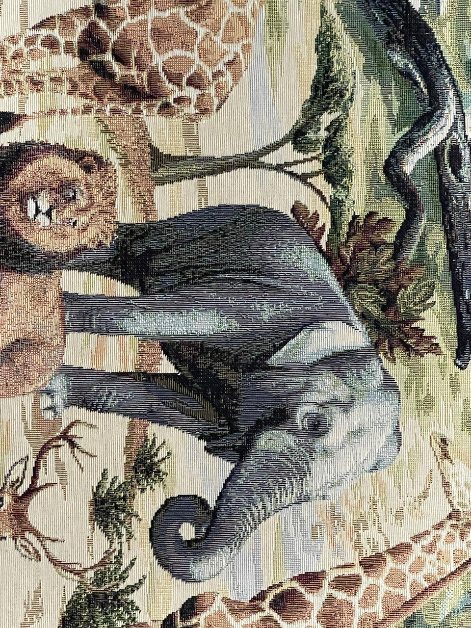 Gobelin Stoffe Safari Afrikanische Wüstensteppe