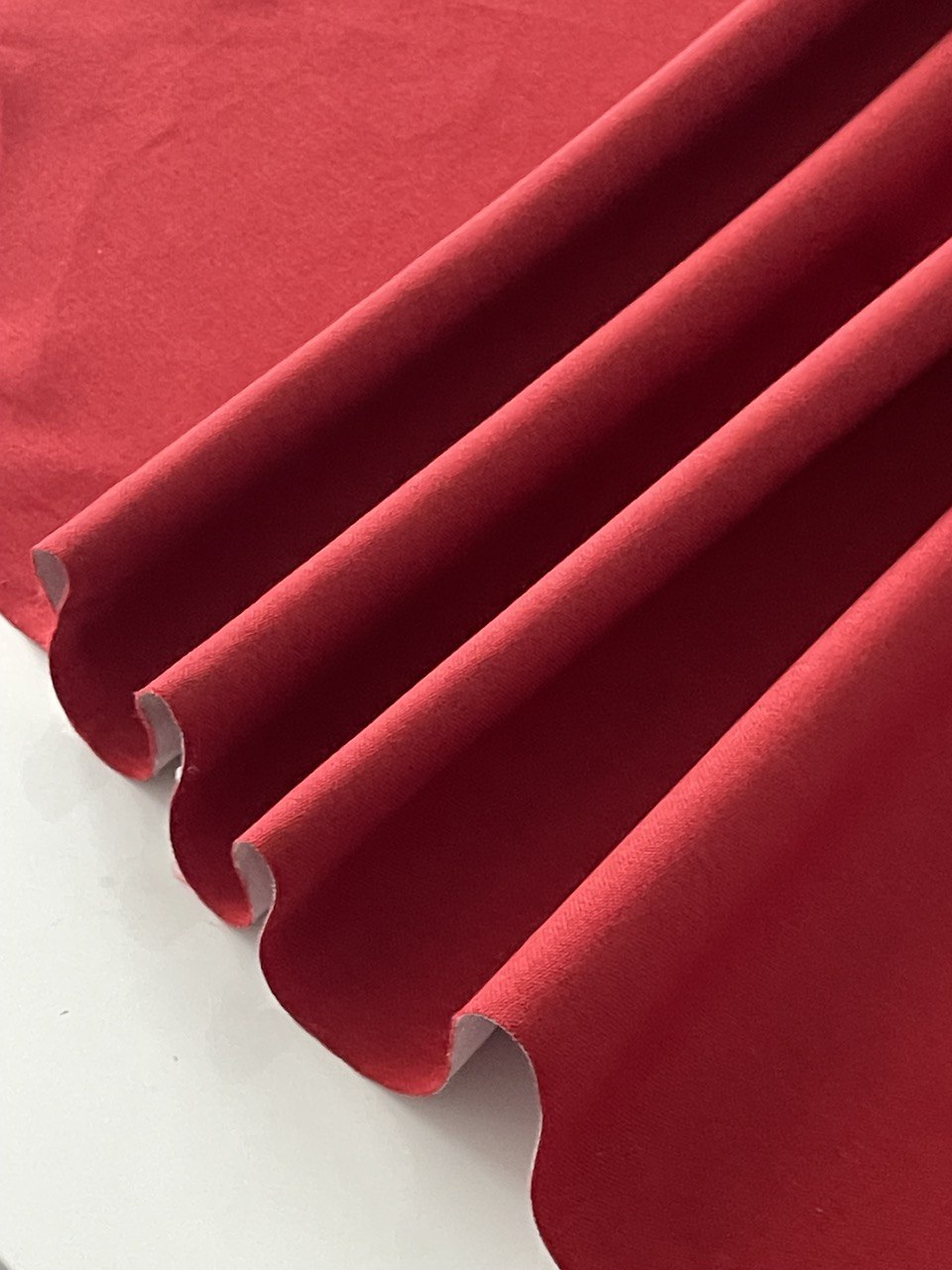 Möbel Stoffe gewebt rote Farbe