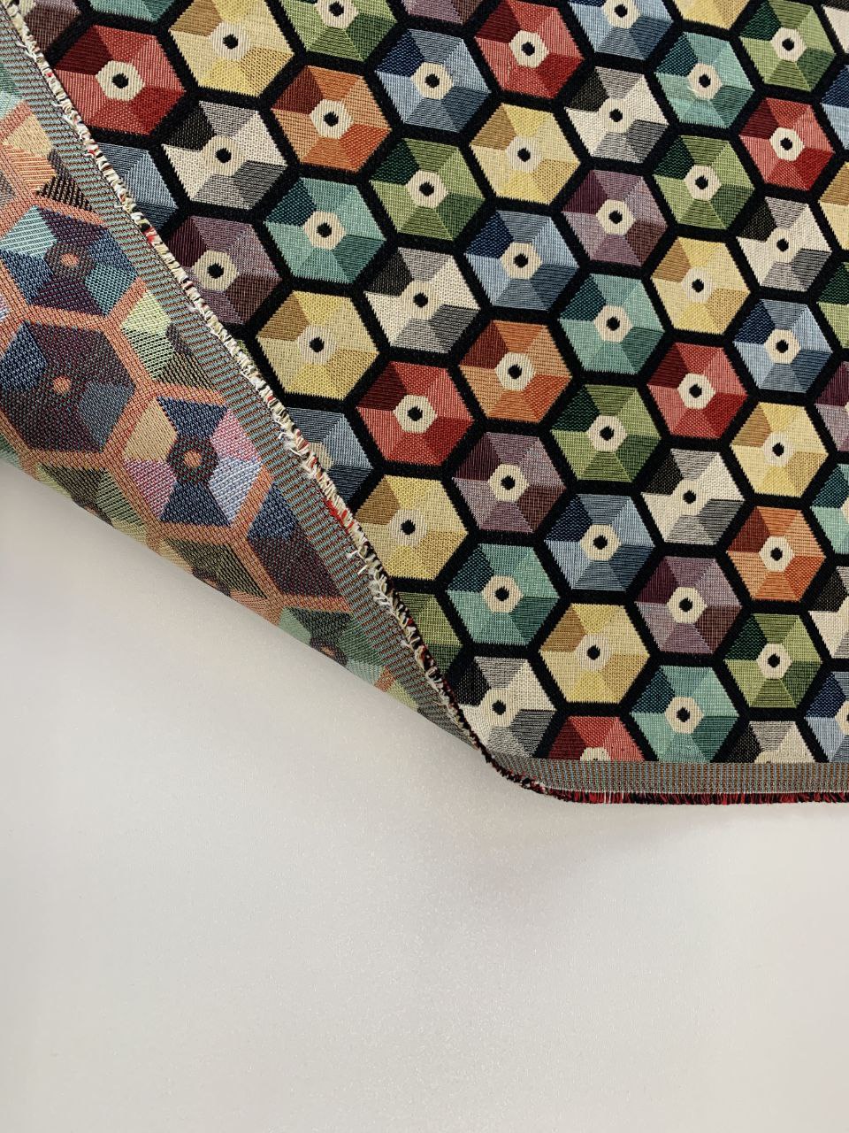 Gobelin Stoffe mehrfarbige Sonderformen