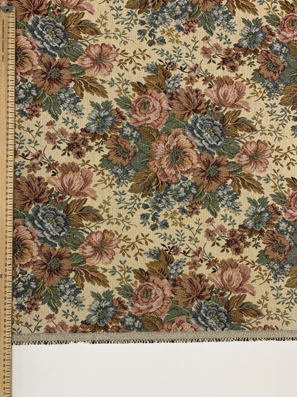 Gobelin Stoffe Antike Blumen