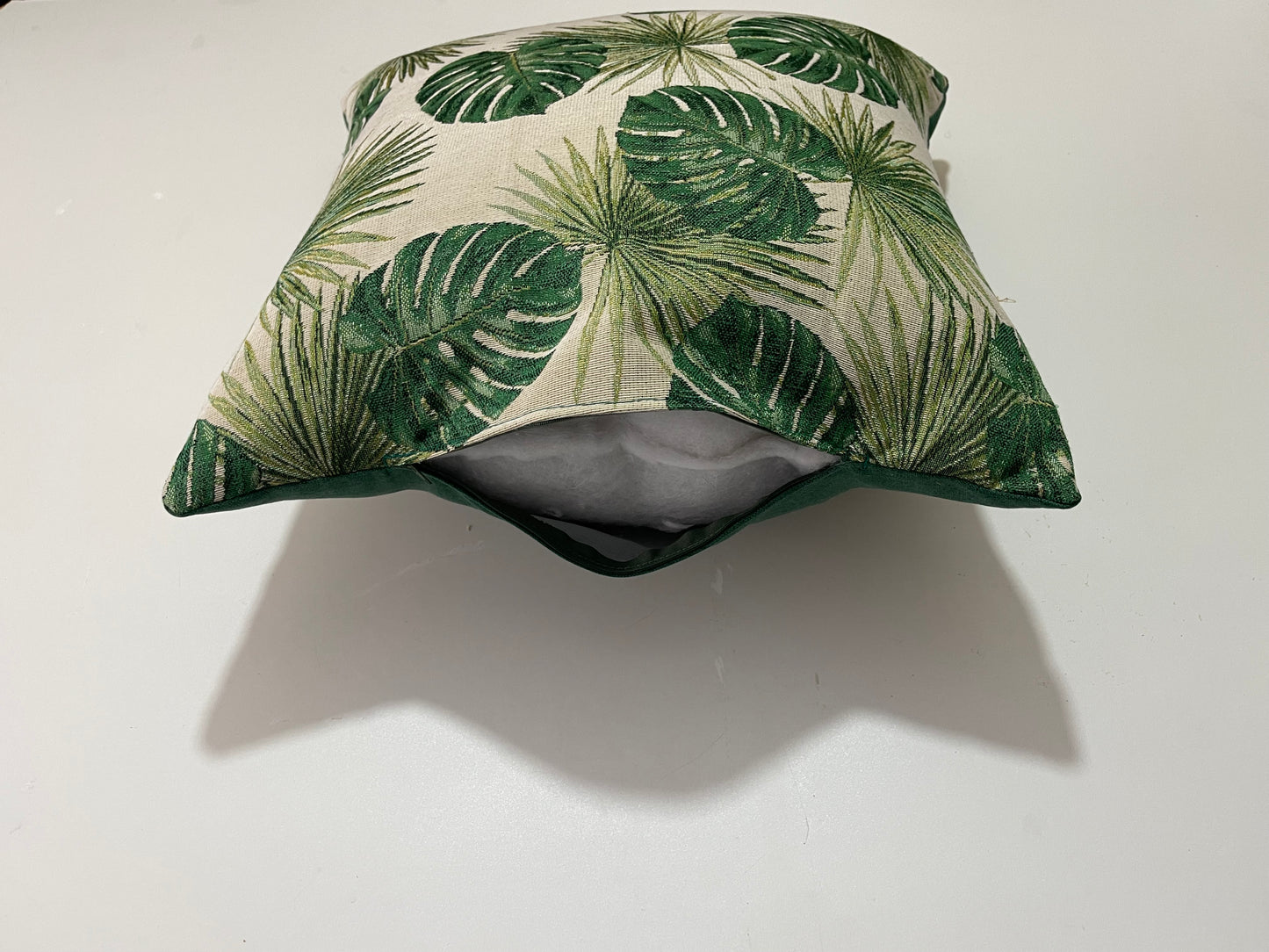 Gobelin kissen (54x54cm) Baumblätter
