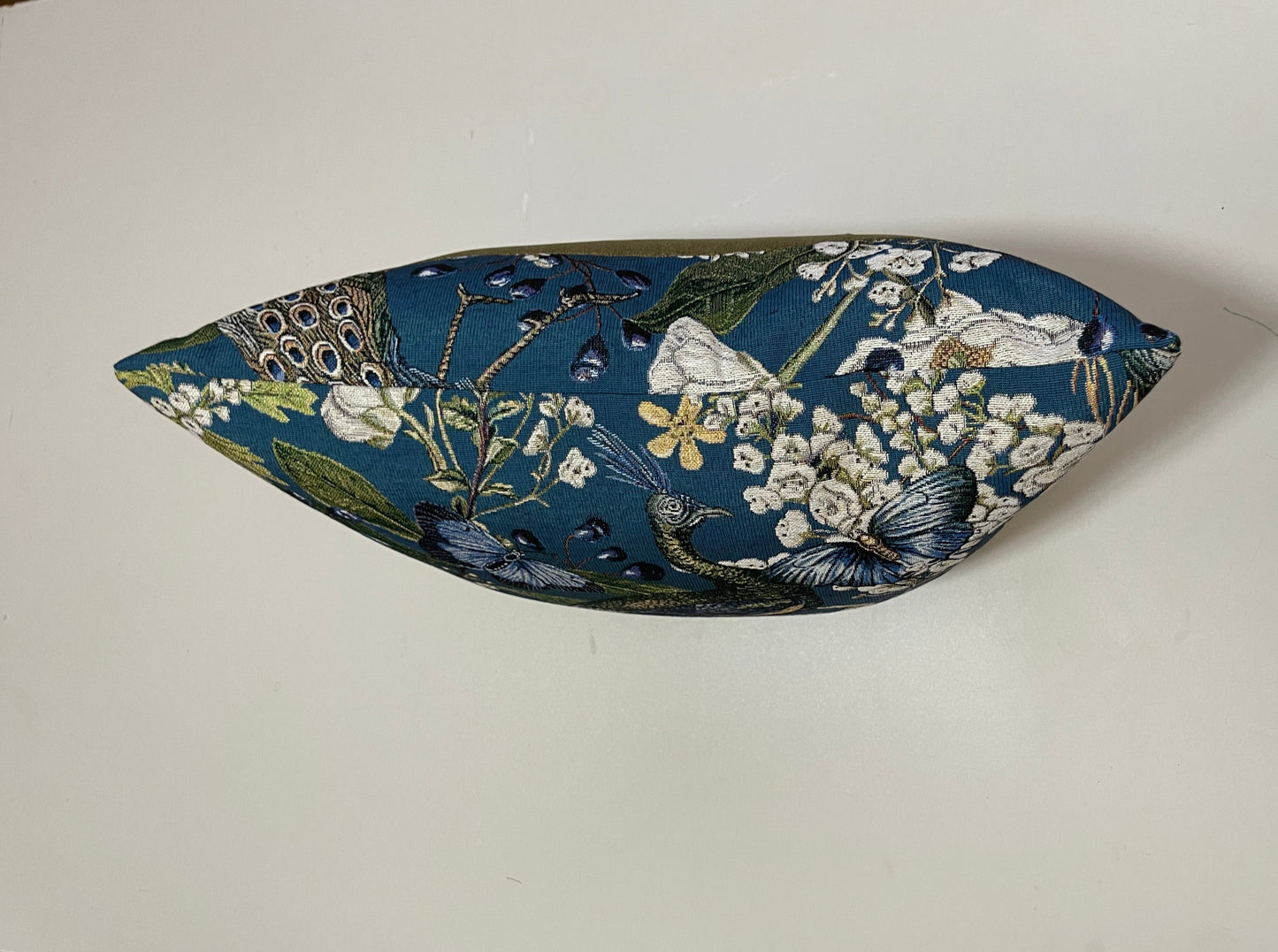 Gobelin kissen bfau (54x54cm)