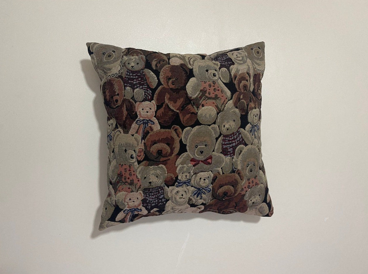 Gobelin Kissen (43x43cm)Bärenspiel