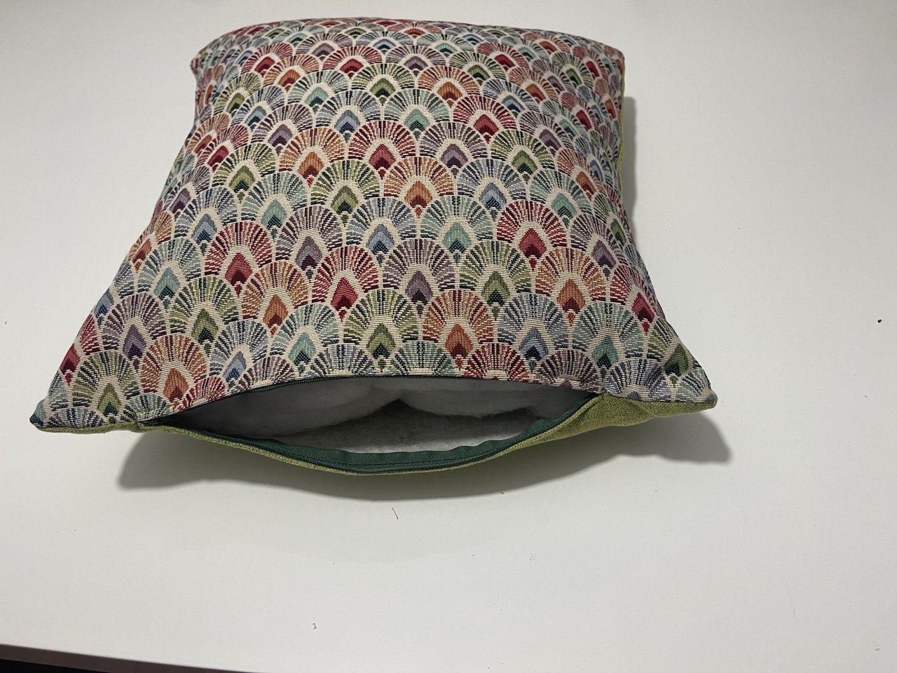 Kissen mit Gobelinbezug