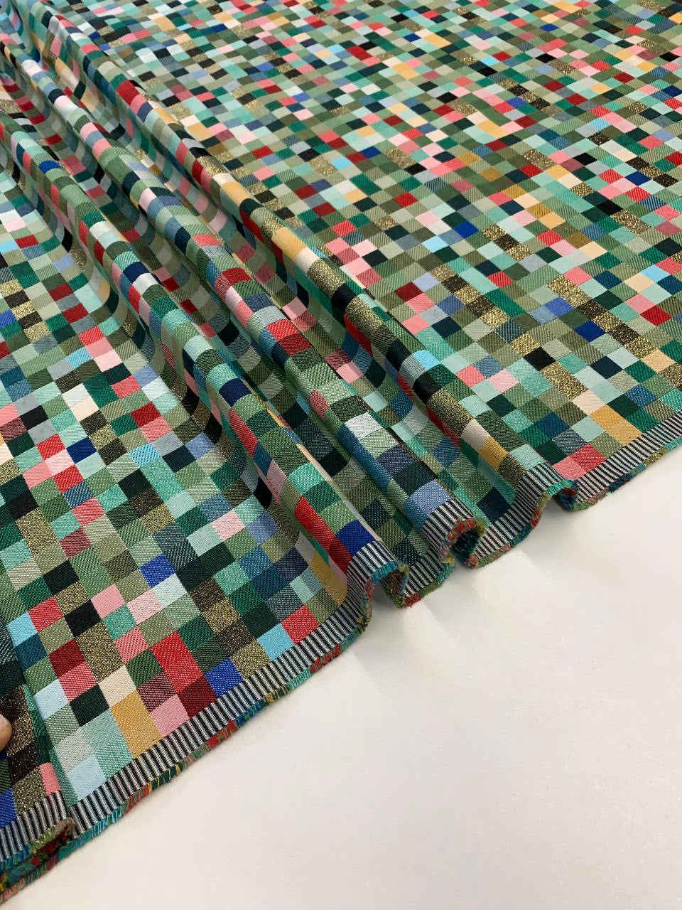 Jacar Stoffe bunte Quadrate