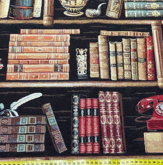 Gobelin Stoffe Library Design