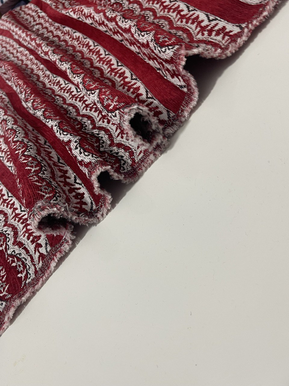 Möbel Stoffe Roter Hintergrund