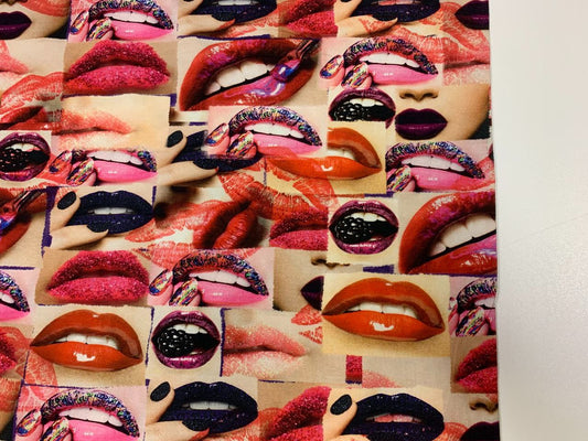 Digital Jersey Lippen-Design