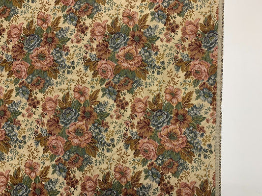 Gobelin Stoffe Antike Blumen
